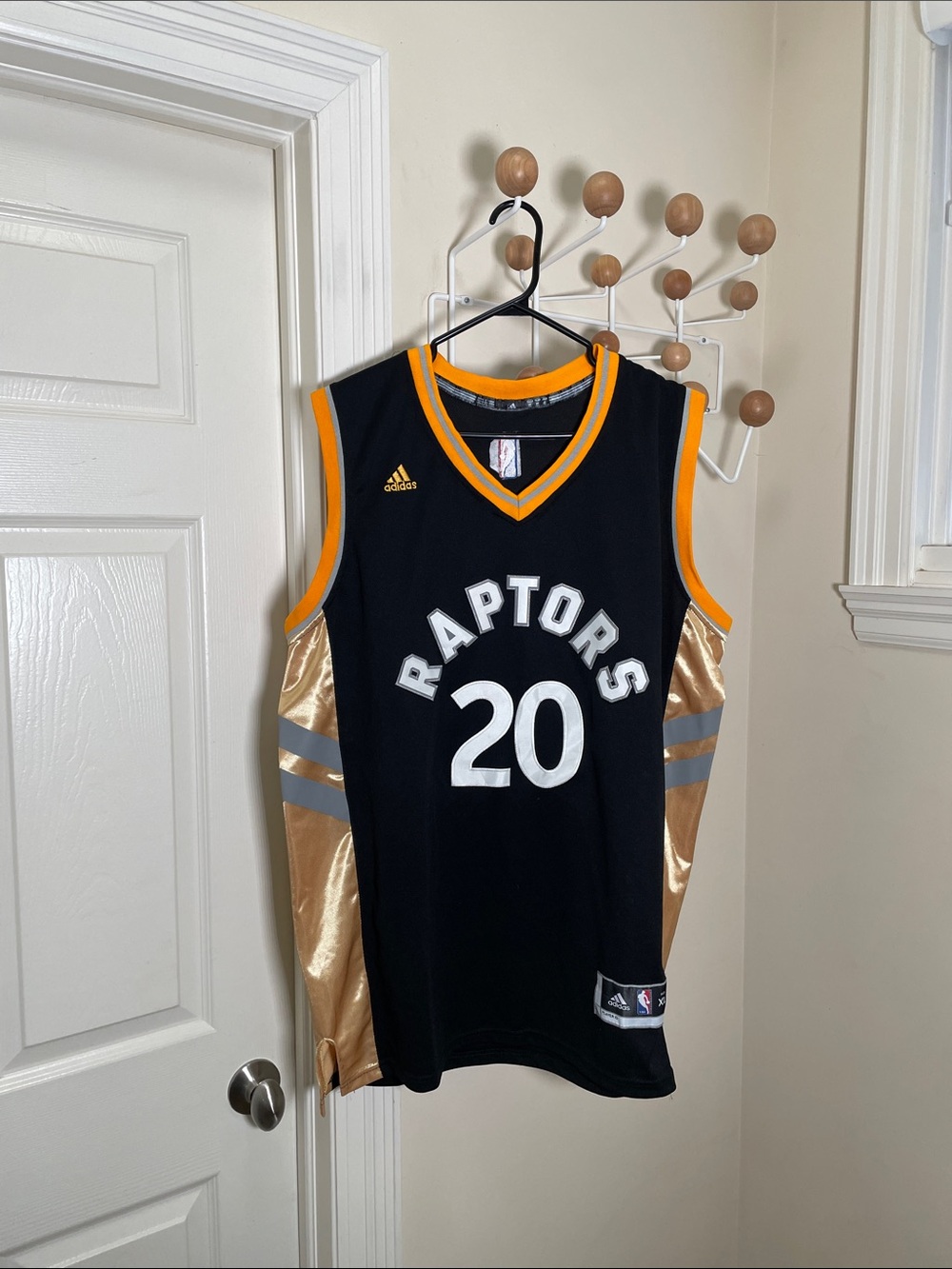 Adidas - Caboclo Raptor's 20 NBA Jersey - Black Gold - XL